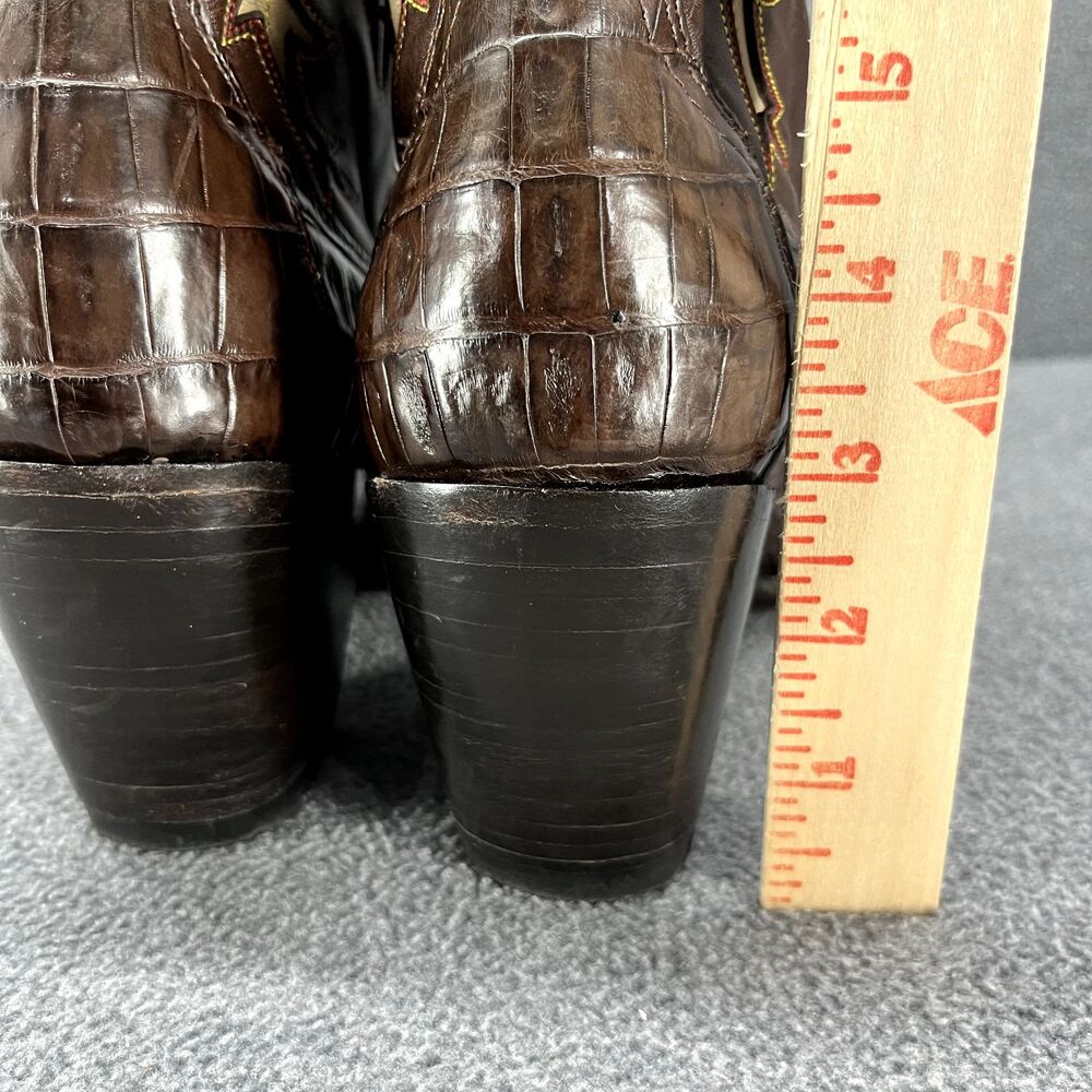 Frye Boots Womens 8.5 B Hope Limited Edition Brown Floral Embroidery Western - Picture 11 of 16